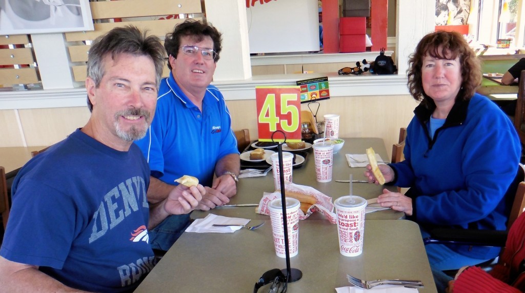 My siblings meeting at lunch.