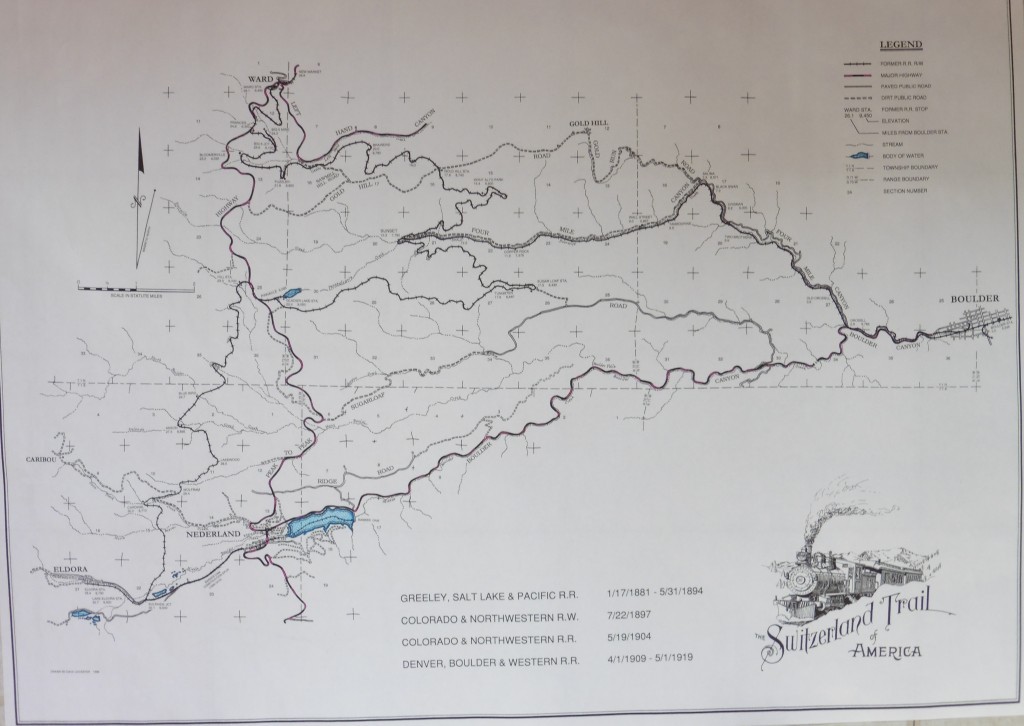 Dad's map of Switzerland Trail