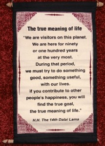 Dalai Lama on Meaning of Life